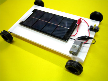 Solar Panel Model Cars