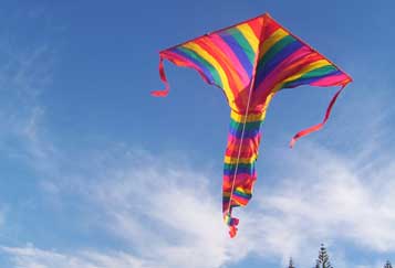 Rainbow Delta Kite