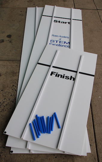 20m Straight track used in the UNSW Sunsprint event